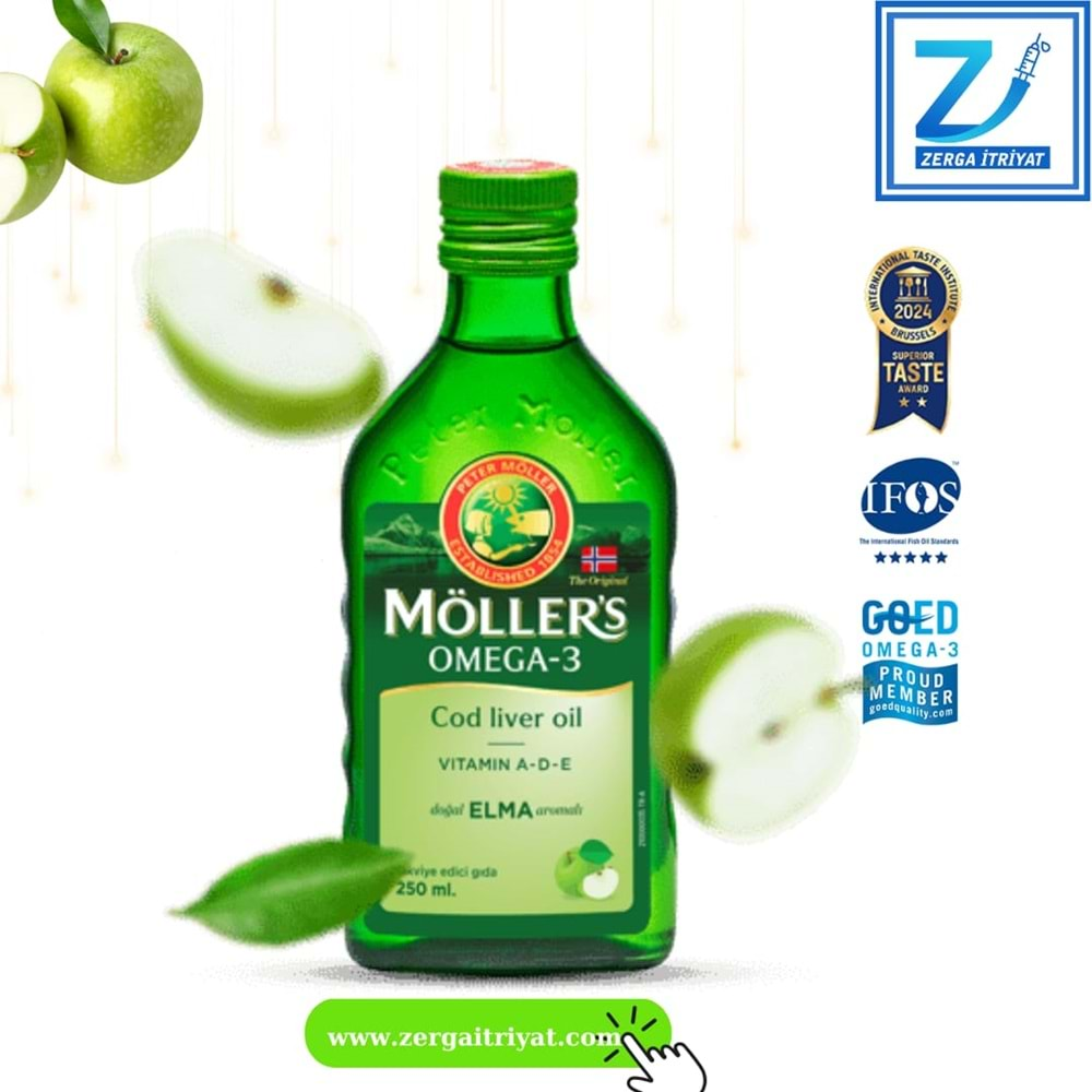 MÖLLER'S OMEGA-3 ELMA 250 ML