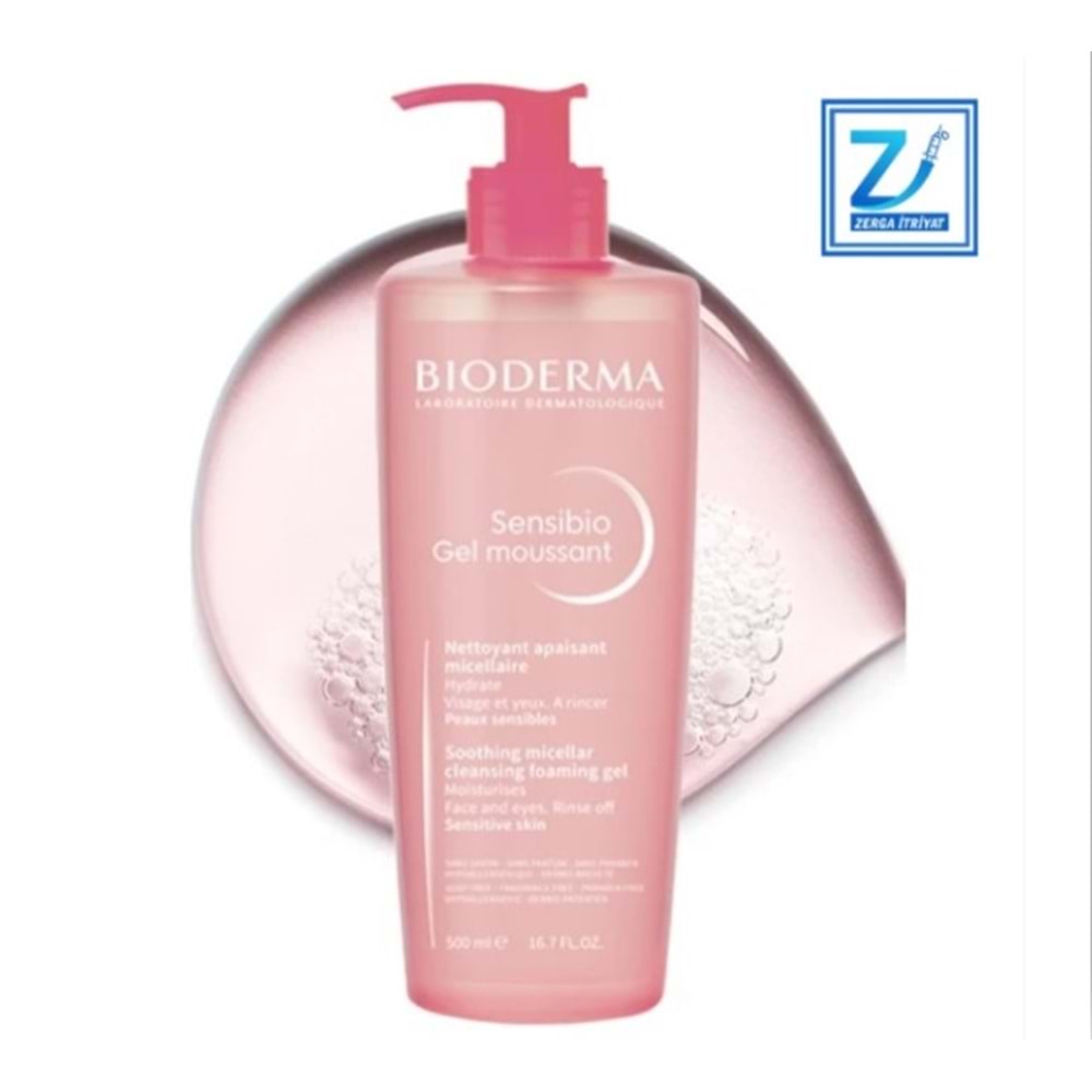 BİODERMA SENSİBİO MOUSSANT FOAMİNG GEL 500 ML ( HASSAS CİLTLER İÇİN ) PUANLI