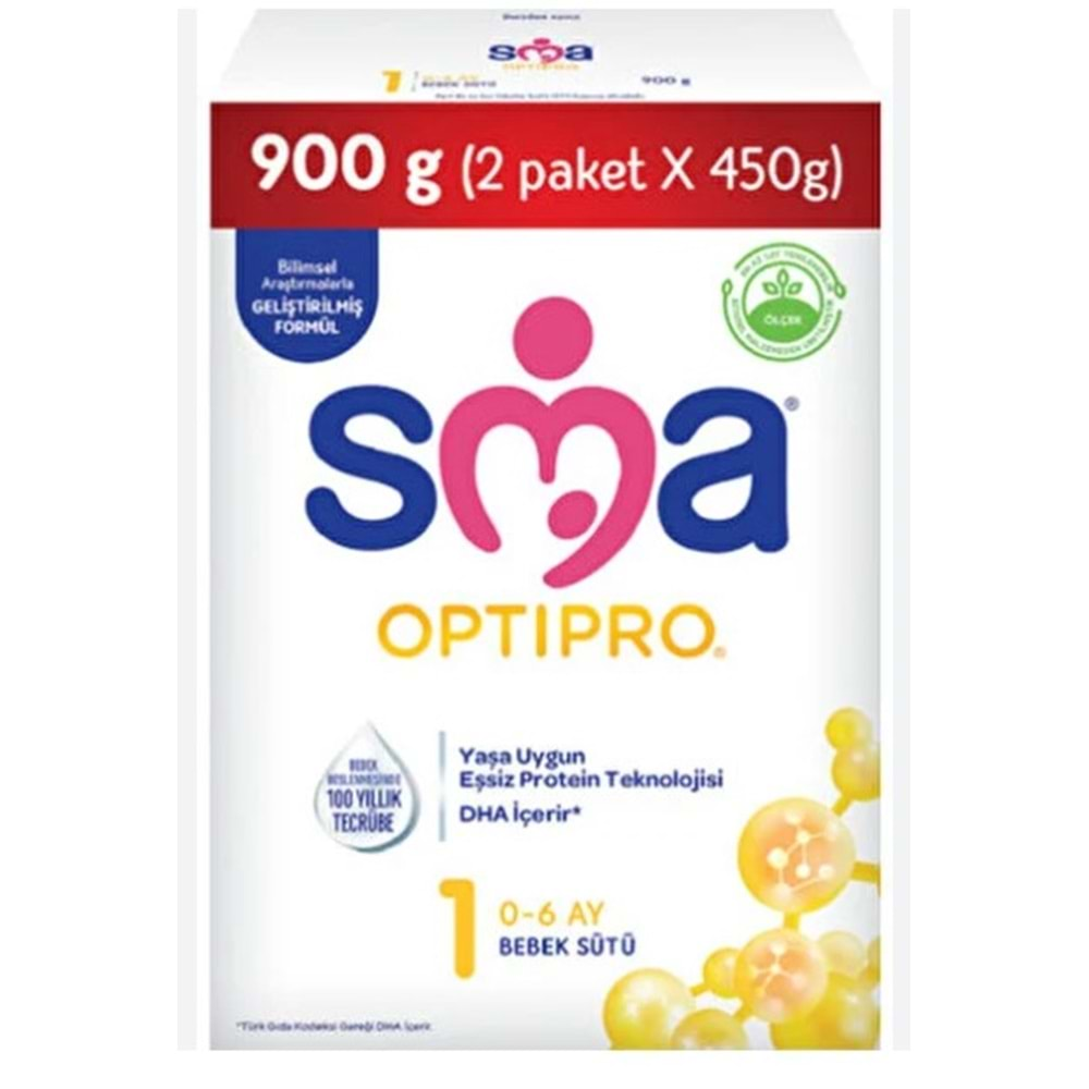 SMA MAMA OPTİPRO 0-6 AY ARASI BEBEK DEVAM SÜTÜ 900 GR NO:1