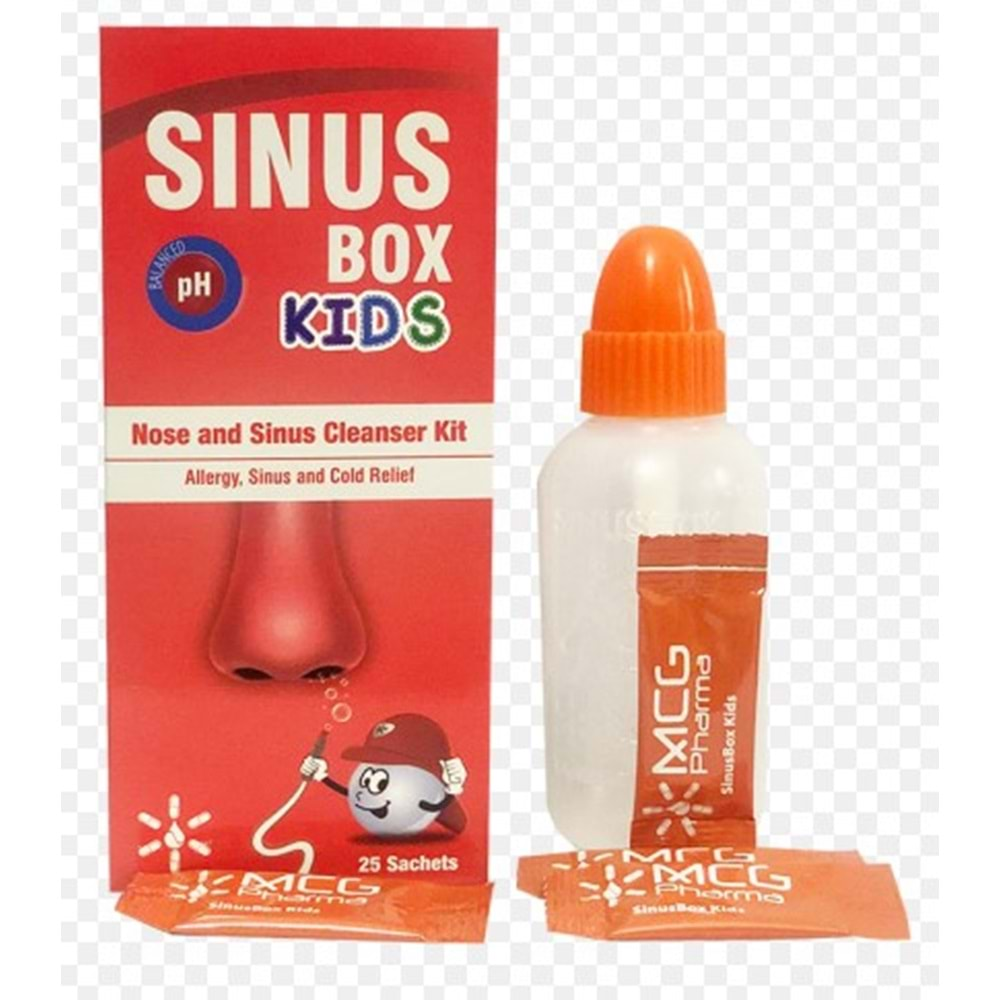 SİNÜS BOX RİNSE BURUN VE SİNÜS TEMİZLEME KİTİ ÇOCUK