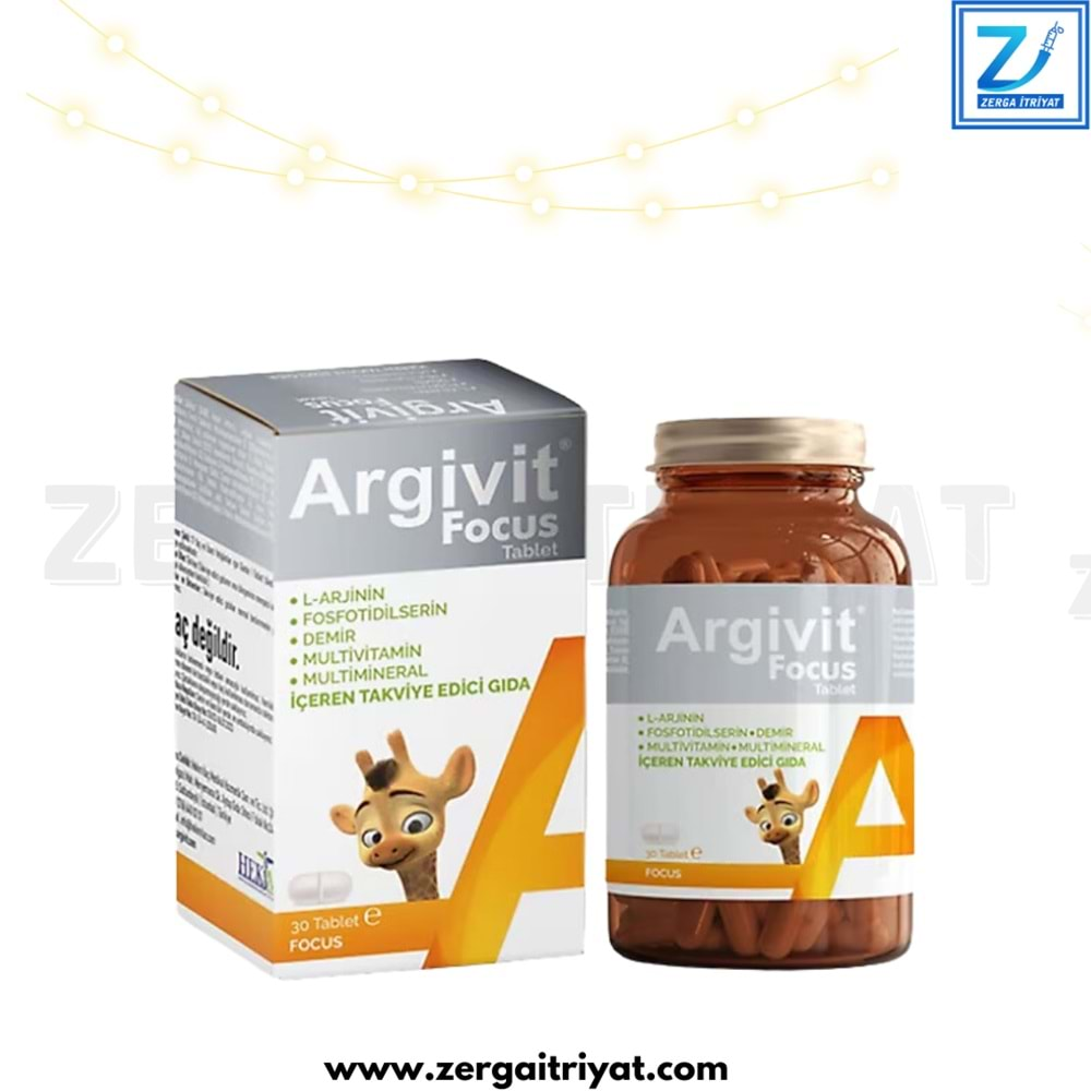 ARGİVİT FOCUS 30 TABLET