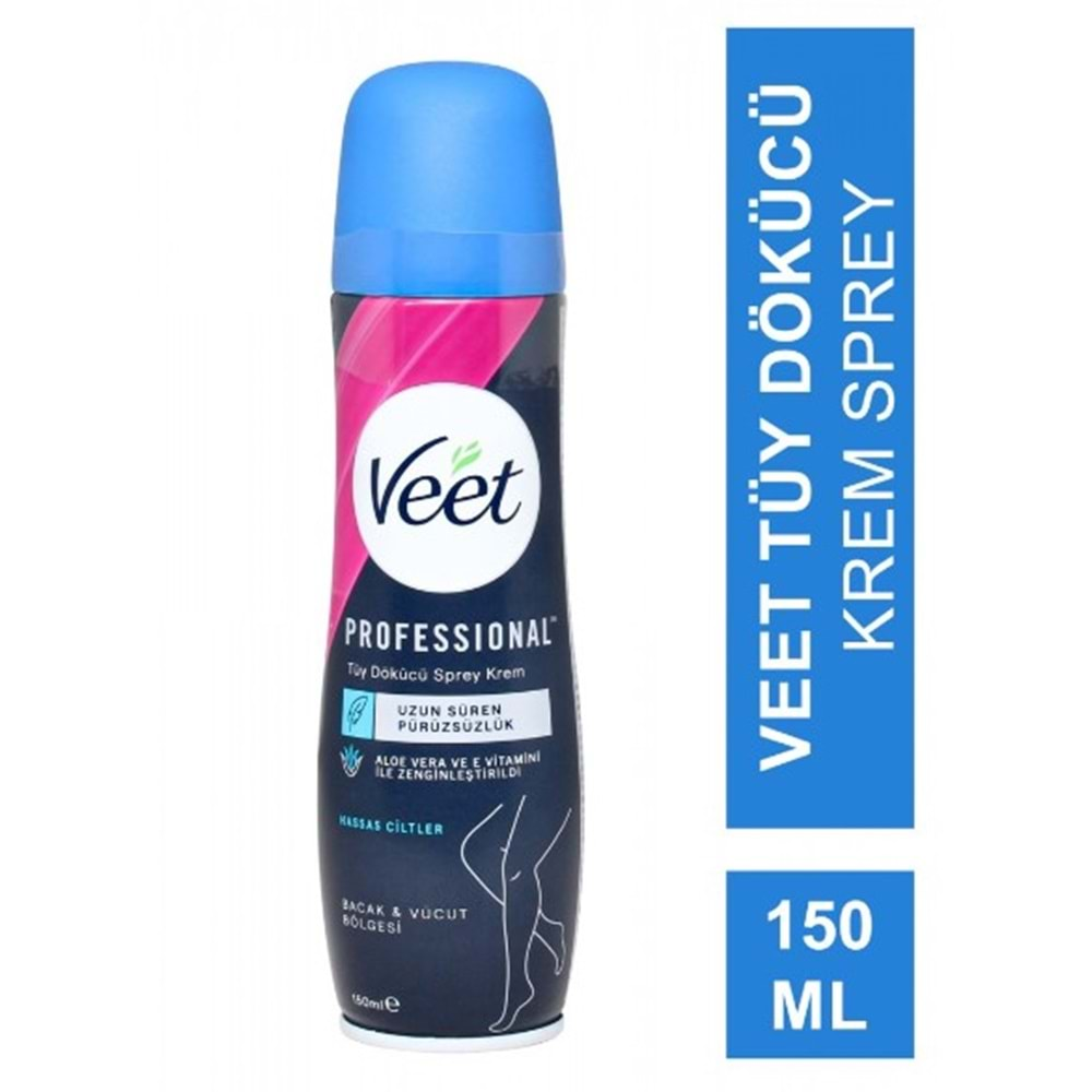 VEET TÜY DÖKÜCÜ KREM SPREY HASSAS CİLTLER 150 ML