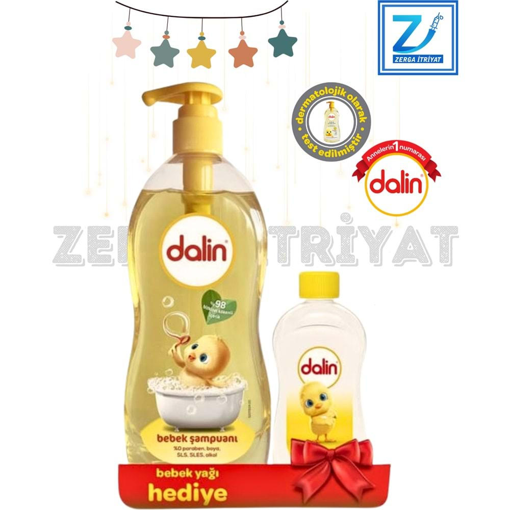 DALİN BEBEK ŞAMPUAN 700 ML VE BEBEK YAĞI 100 ML HEDİYELİ