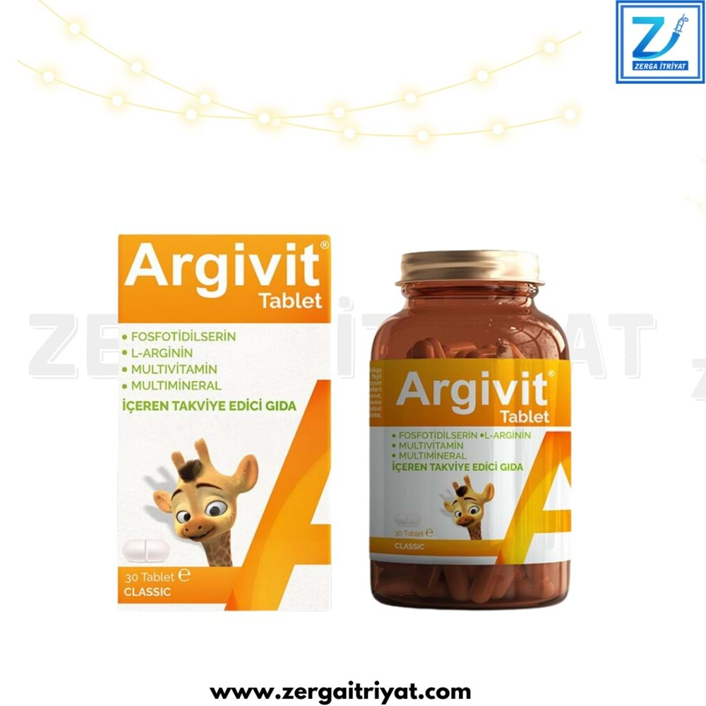 ARGİVİT CLASSIC 30 TABLET