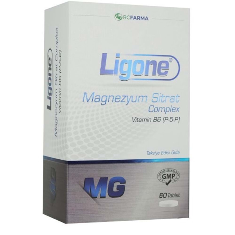 LİGONE MAGNEZYUM SİTRAT COMPLEX 60 TABLET ( VİT. B6 P-5-P )