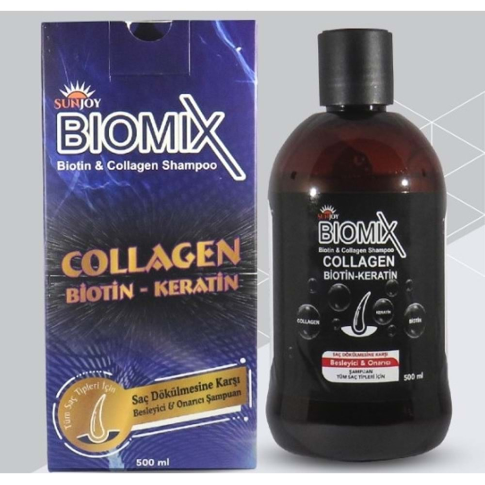 BİOMİX BİOTİN-KERATİN-COLLAGEN 500 ML ŞAMPUAN SUNJOY