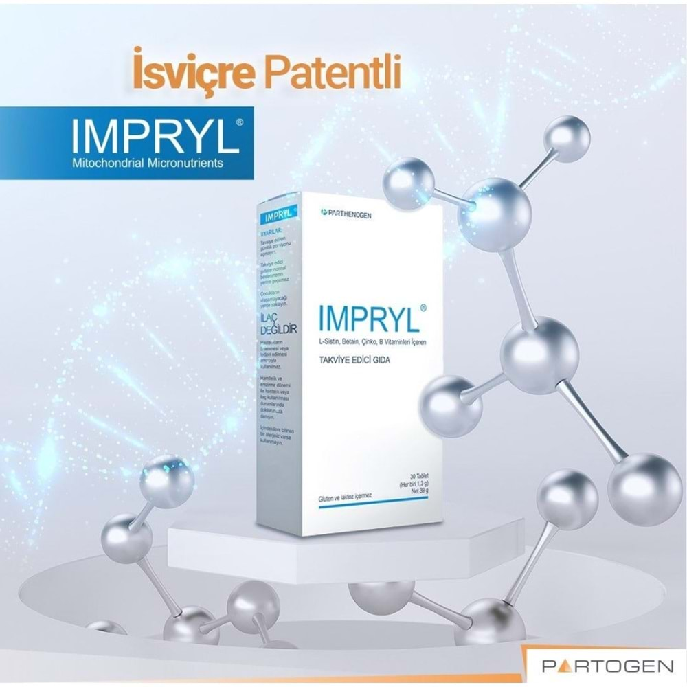 IMPRYL TAKVİYE EDİCİ GIDA 30 TABLET ( İNFERTELİTE )