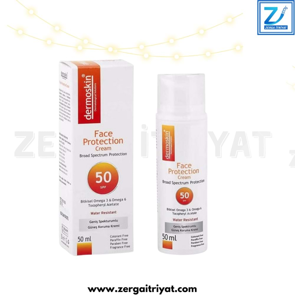 DERMOSKİN SUN SPF 50 PLUS GÜNEŞ KREMİ 50 ML