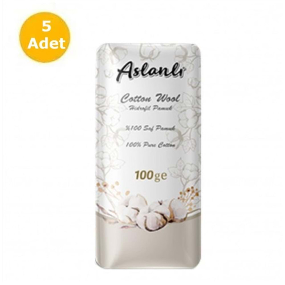 ASLANLI PAMUK 100 GR 5 Lİ PAKET