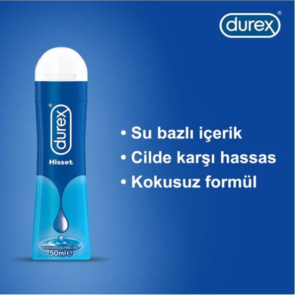 DUREX KAYGANLAŞTICI JEL HİSSET 50 ML