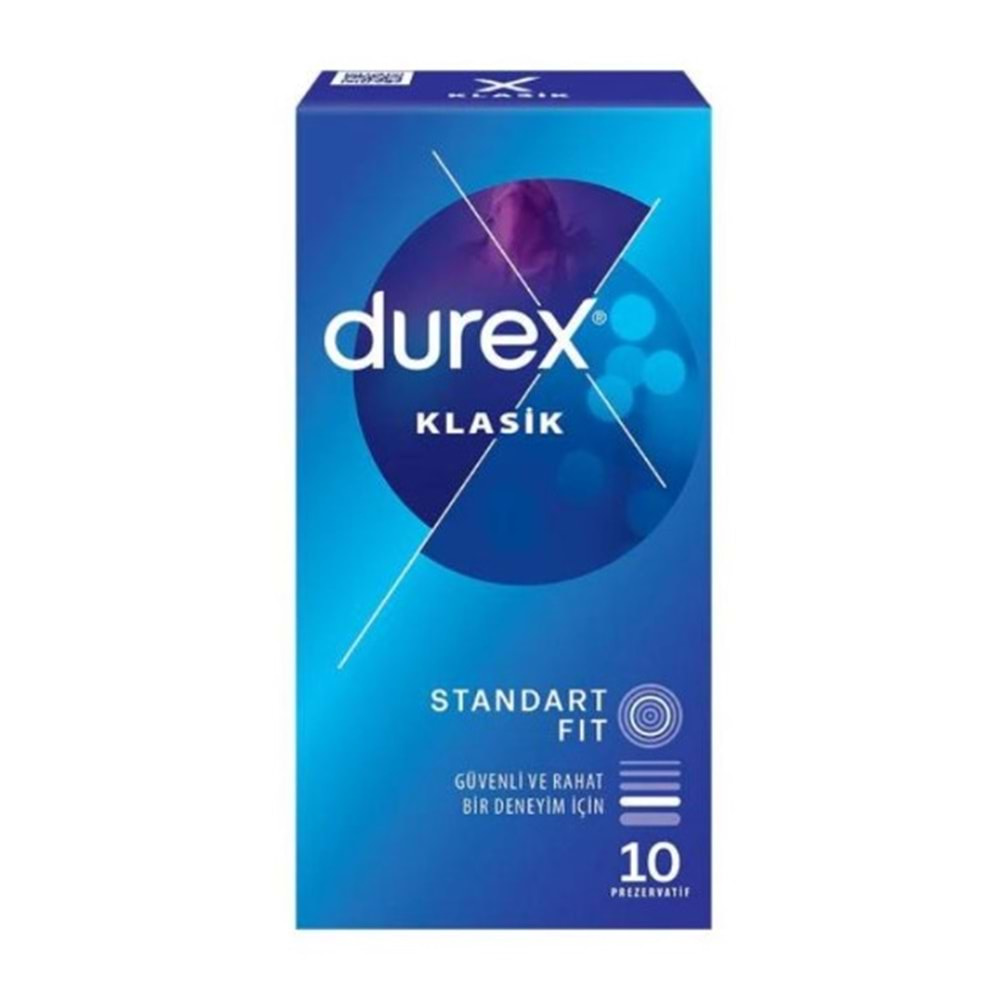 DUREX KLASİK PREZERVATİF 10 LU