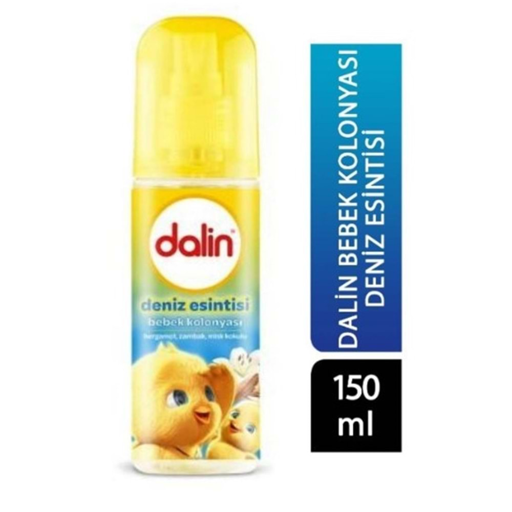 DALİN SPREYLİ BEBEK KOLONYASI DENİZ ESİNTİSİ 150 ML