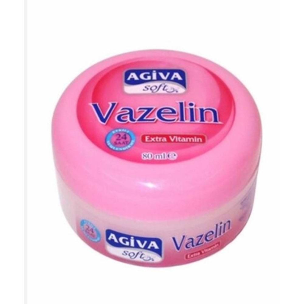 AGİVA SOFT VAZELİN 80 ML KAVANOZ