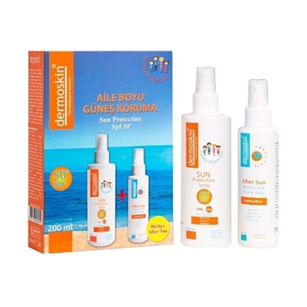 DERMOSKIN SUN SPF 50 GÜNEŞ KREMİ AİLE PAKETİ