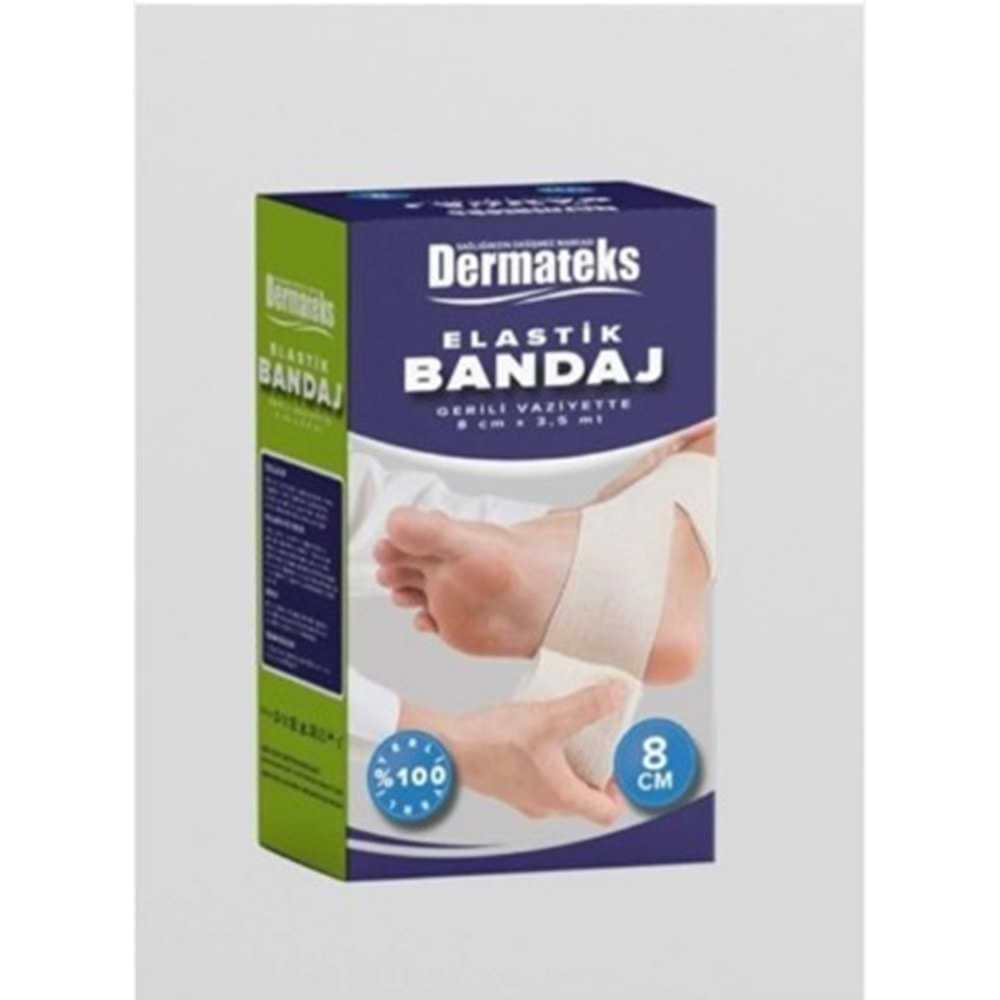 DERMATEKS ELASTİK BANDAJ 8 CM X 120 CM