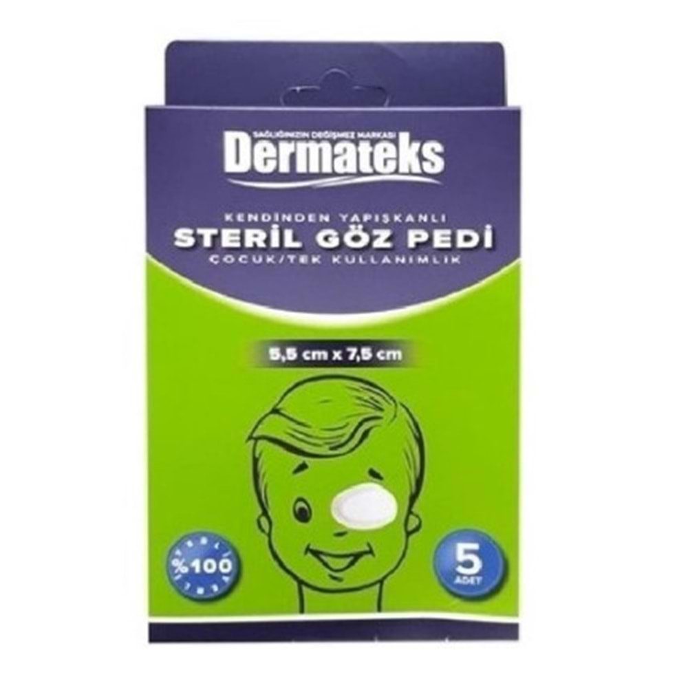 DERMATEKS STERİL GÖZ PEDİ 5 Lİ ÇOCUK