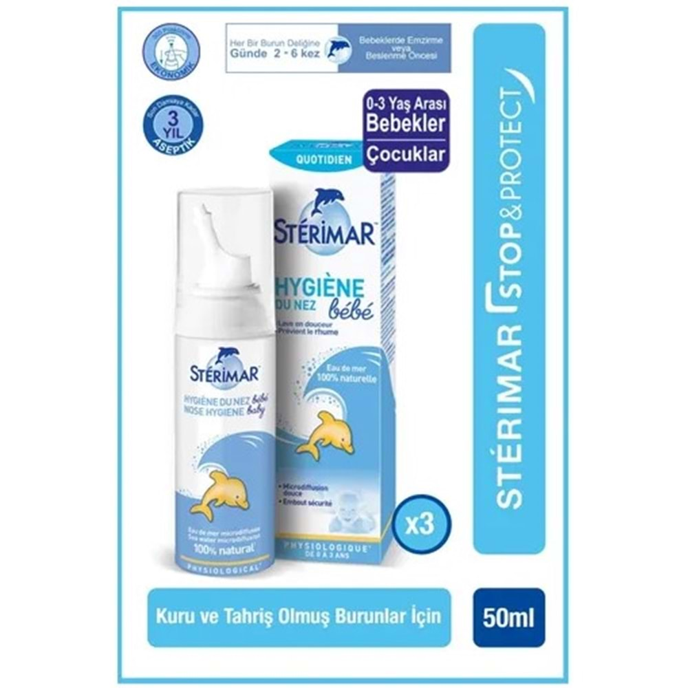 STERİMAR BABY 50 ML BURUN SPREYİ