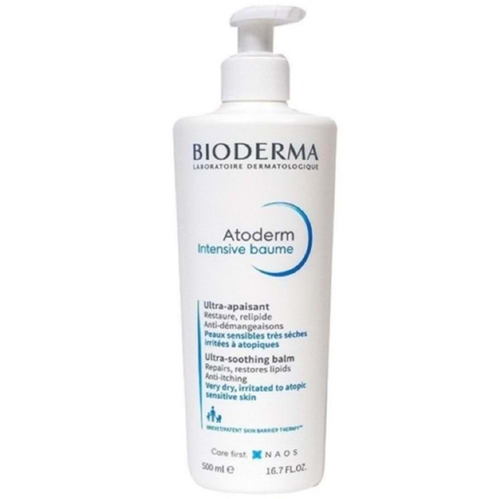 BİODERMA ATODERM İNTENSİVE BAUME 500 ML ( ATOPİĞE EĞİMLİ CİLTLER İÇİN ) PUANLI