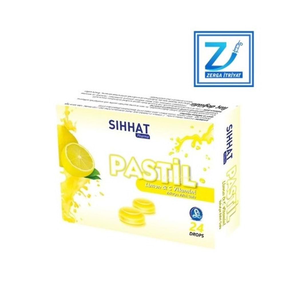 SIHHAT PASTİL LİMON & VİTAMİN C 24 DROPS