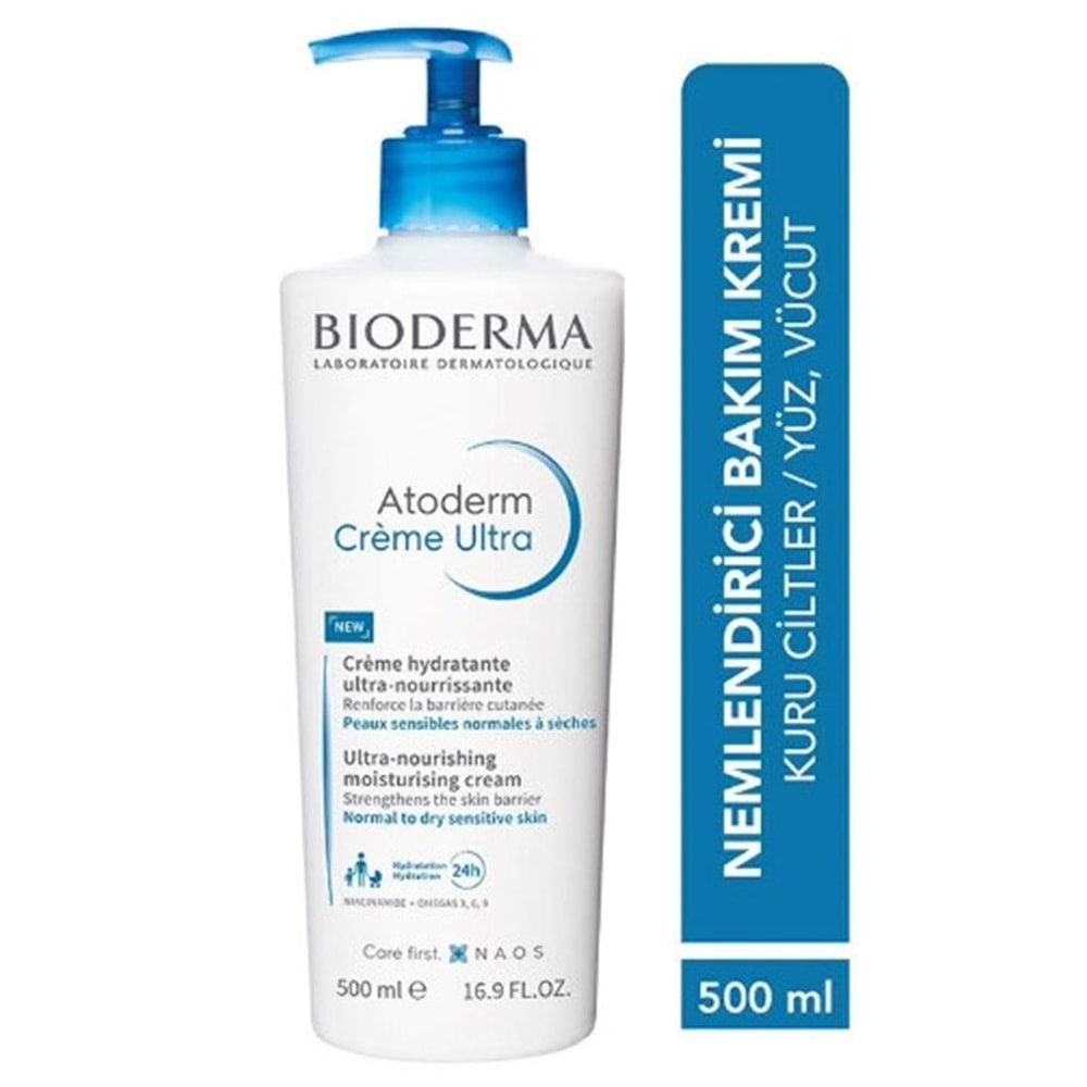 BİODERMA ATODERM CREAM ULTRA 500 ML ( KURU CİLTLER İÇİN )