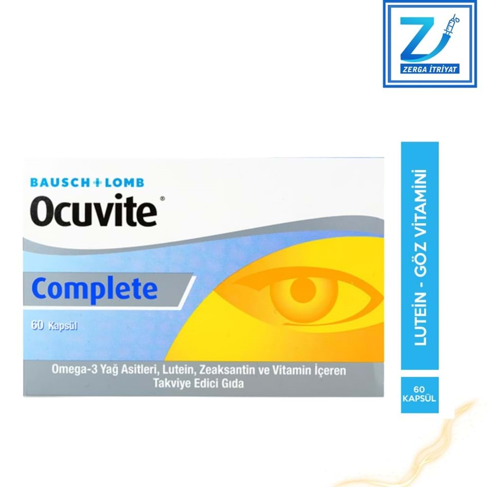 OCUVİTE COMPLETE 60 KAPSÜL