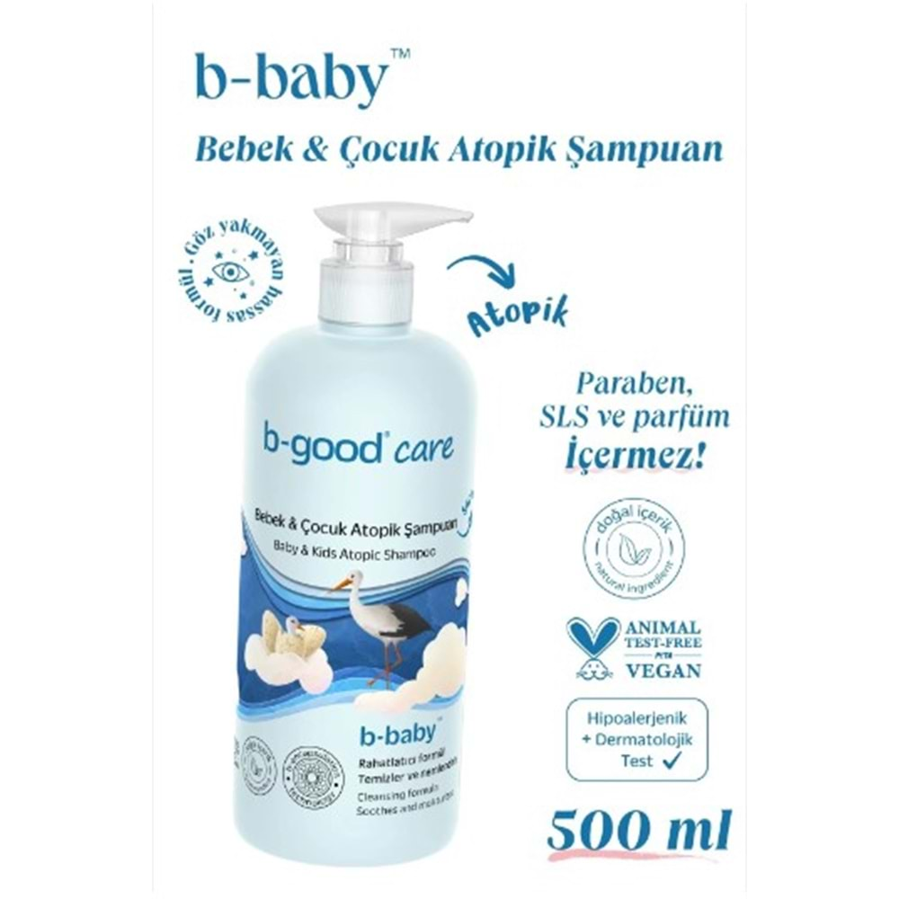 B-GOOD ATOPİK ŞAMPUAN BEBEK ÇOCUK 500 ML