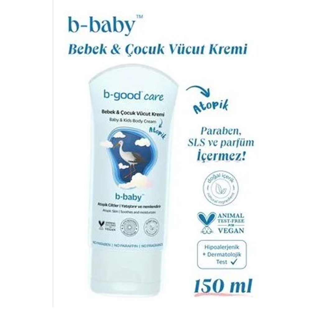 B-GOOD ATOPİK BEBEK&ÇOCUK VÜCUT KREMİ 150 ML