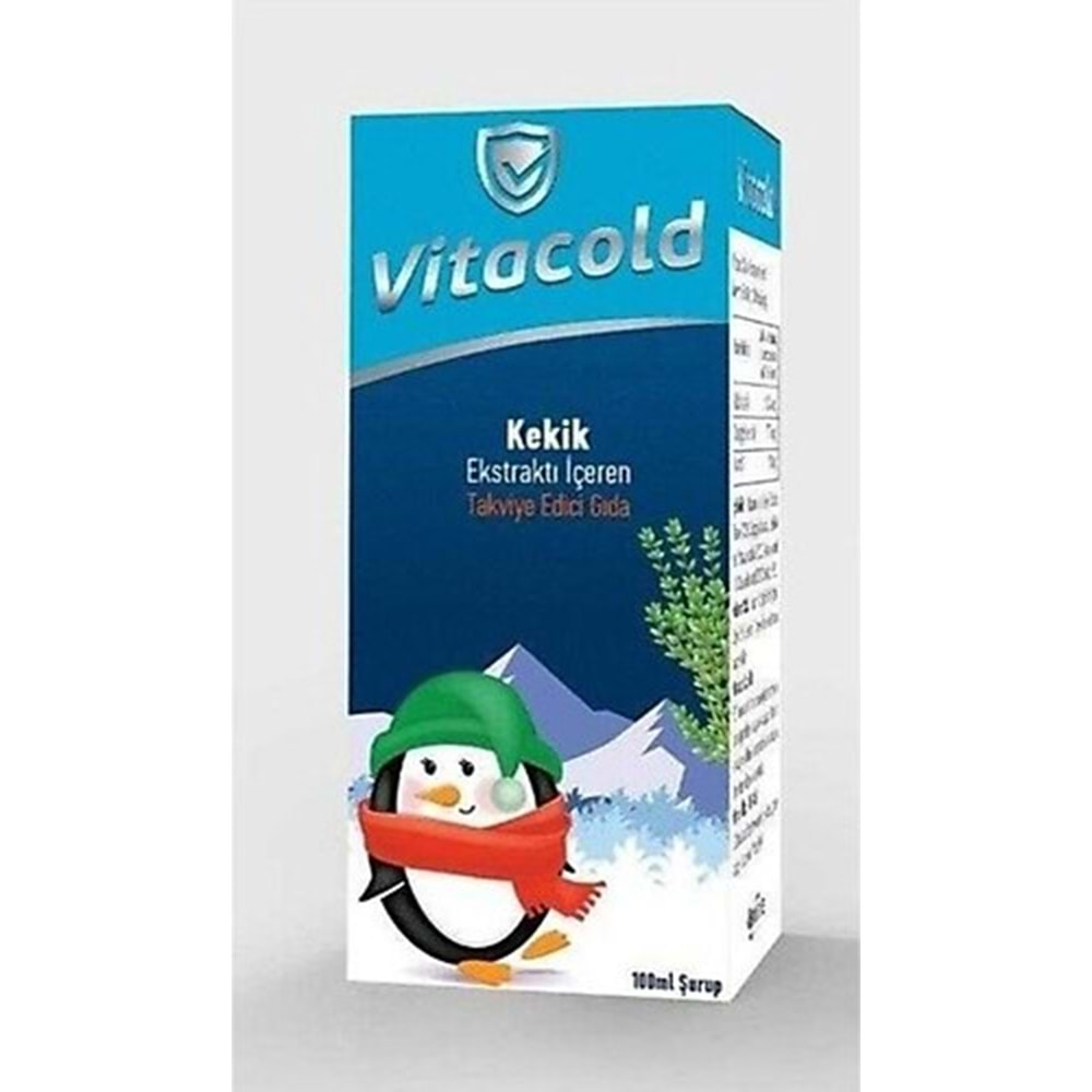 VİTACOLD KEKİK EKSTRAKTI İÇEREN ŞURUP 150 ML