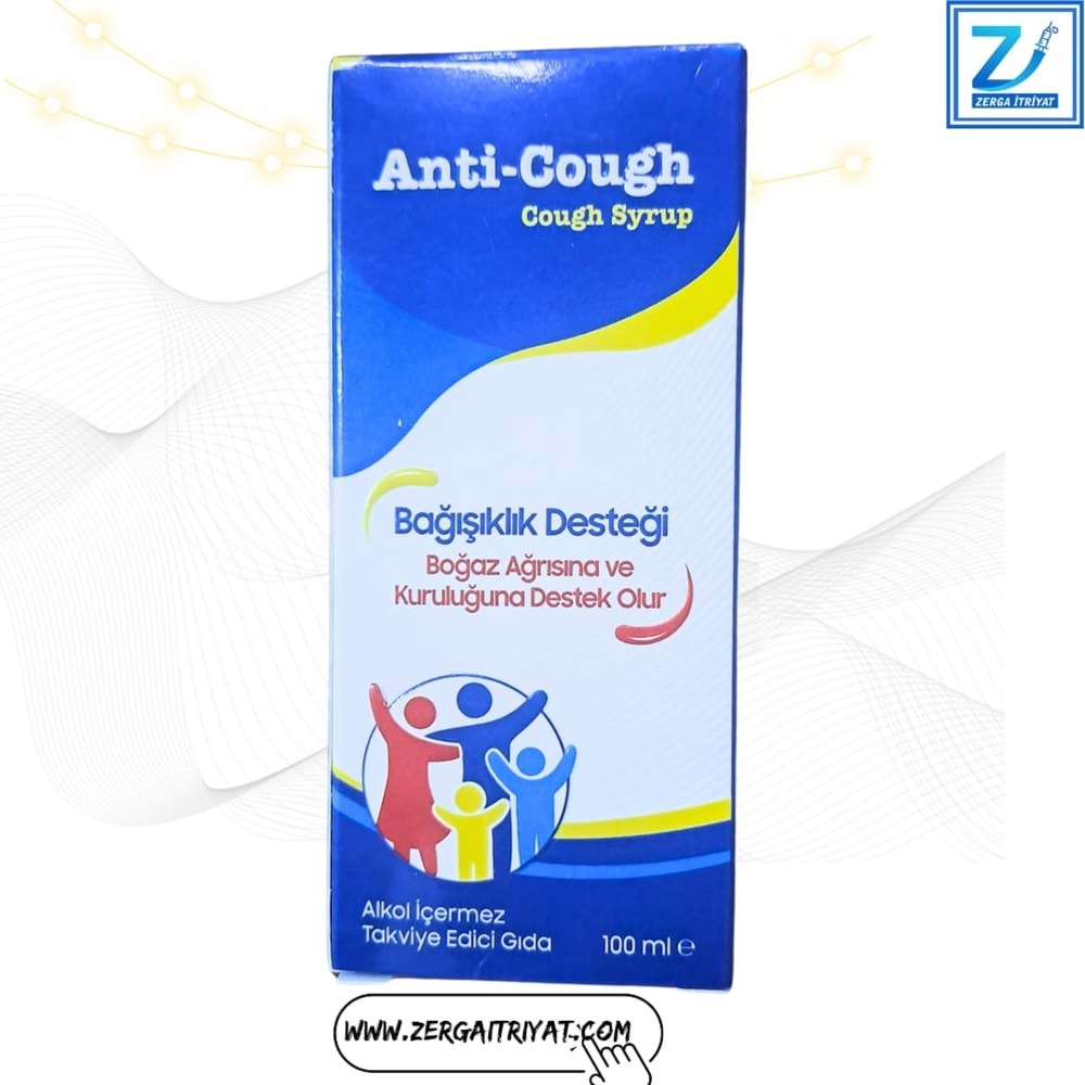 ANTİ-COUGH BAĞIŞIKLIK GÜÇLENDİRİCİ ŞURUP 100 ML