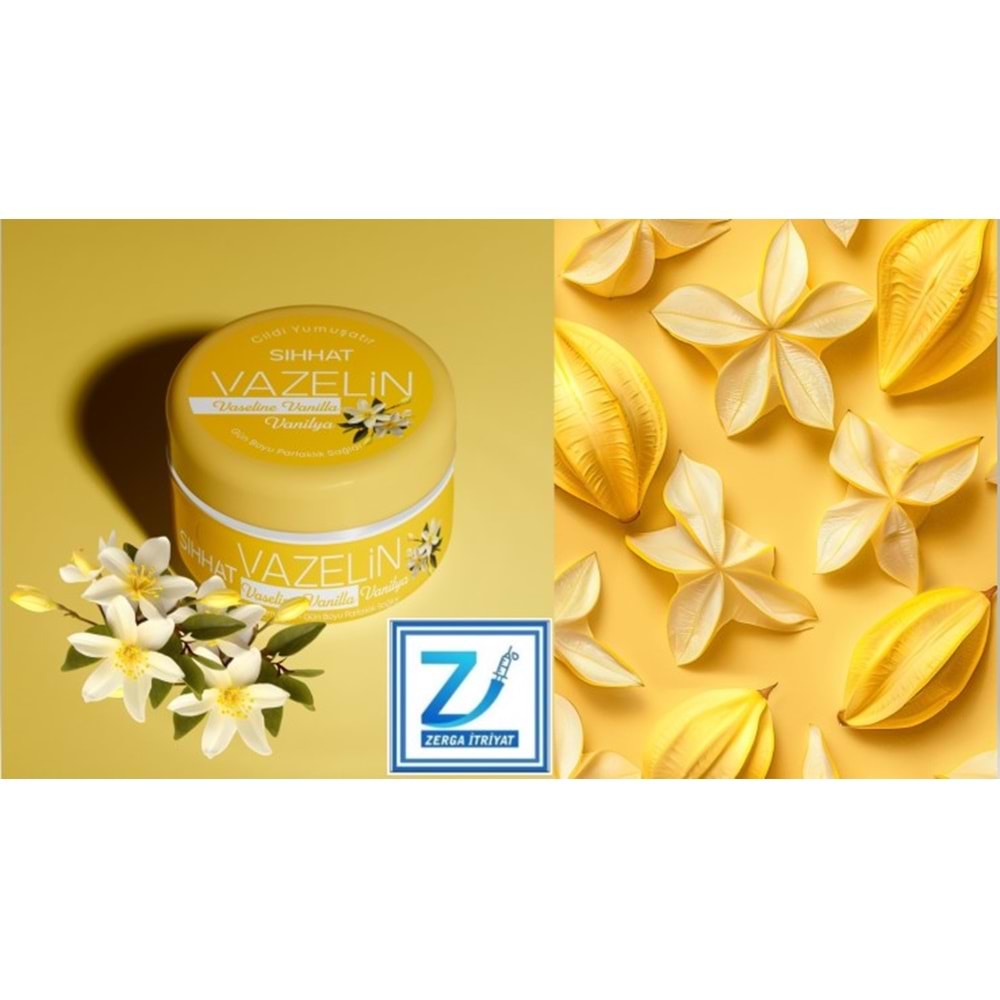SIHHAT VAZELİN 100 ML VASELİNE VANİLLA ( VANİLYA )