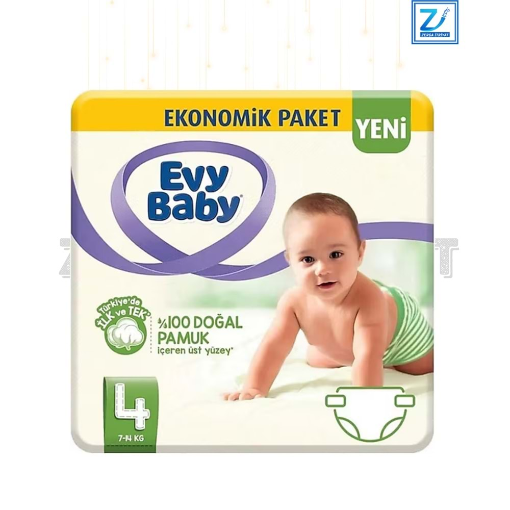 EVY BABY ÇOCUK BEZİ NO:4 27 ADET