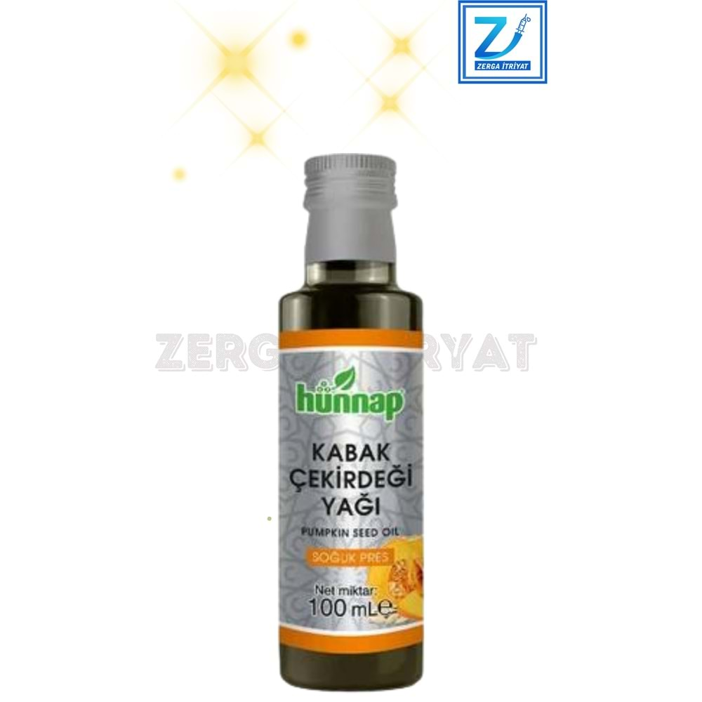 HÜNNAP KABAK ÇEKİRDEĞİ YAĞI 100 ML