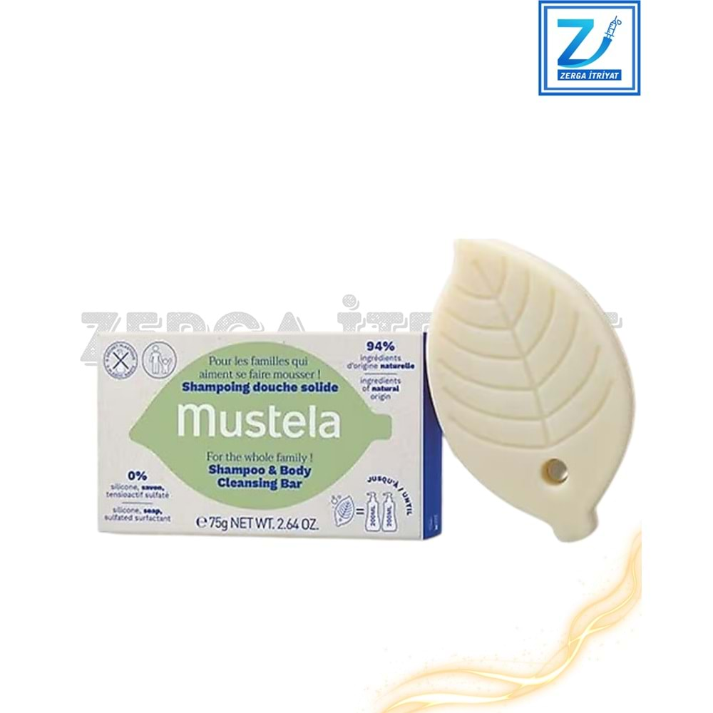 MUSTELA ŞAMPUAN VE VÜCUT TEMİZLEME BARI 75 GR