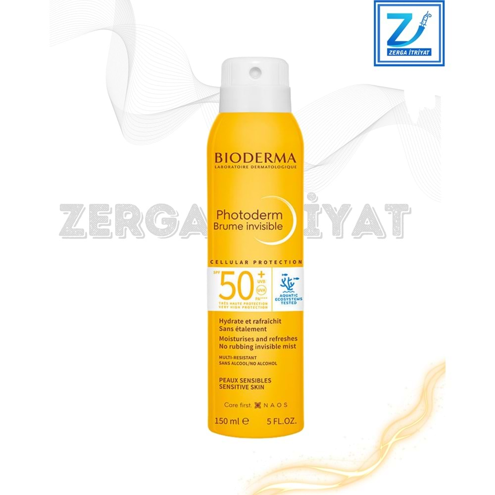 BİODERMA PHOTODERM MAX BRUME SOLAİRE SUN MİST SPF50+ GÜNEŞ KREMİ SPREY 150 ML ( TÜM CİLTLER İÇİN