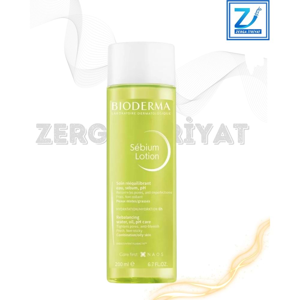 BİODERMA SEBİUM GÖZENEK SIKILAŞTIRICI LOTİON 200 ML ( AKNEYE EĞİMLİ CİLTLER İÇİN )