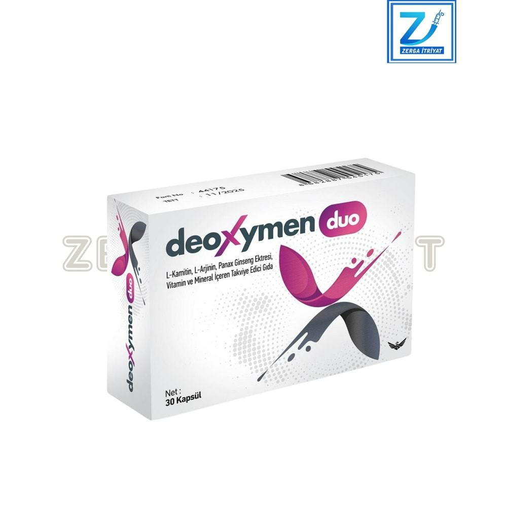 DEOXYMEN DUO L-ARJİNİN 30 KAPSÜL