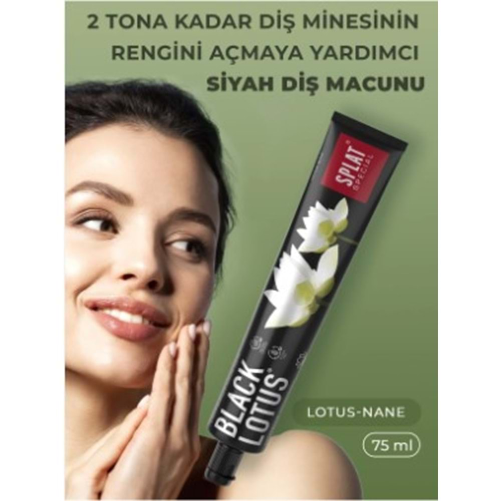 SPLAT DİŞ MACUNU SPECİAL BLACK LOTUS 75 ML