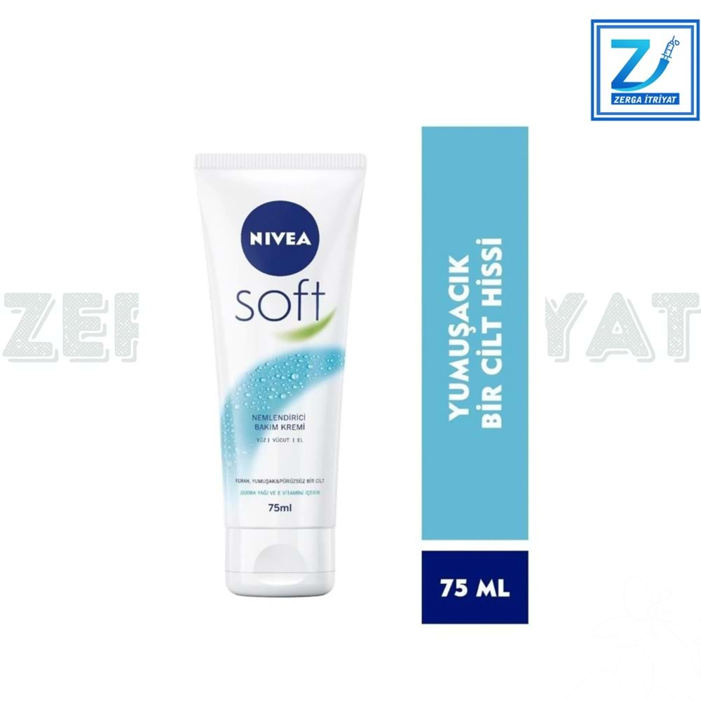 NİVEA SOFT NEMLENDİRİCİ BAKIM KREMİ 75 ML