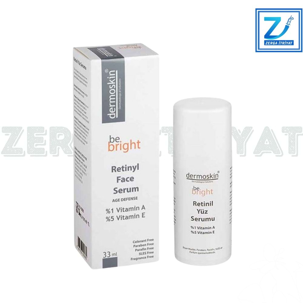 DERMOKSİN BE BRİGHT RETİNİL YÜZ SERUMU 33 ML