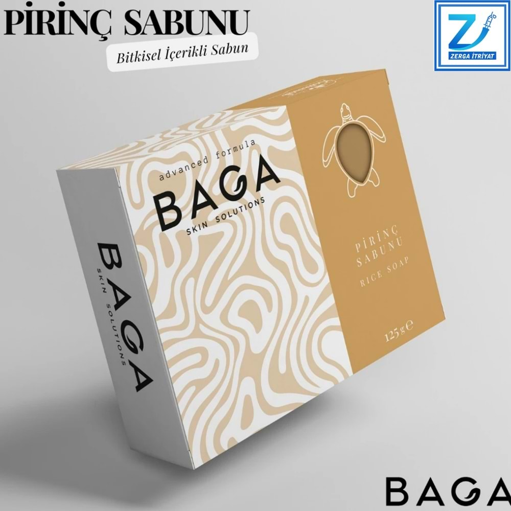 BAGA BEYAZLATICI PİRİNÇ SABUNU 125 GR