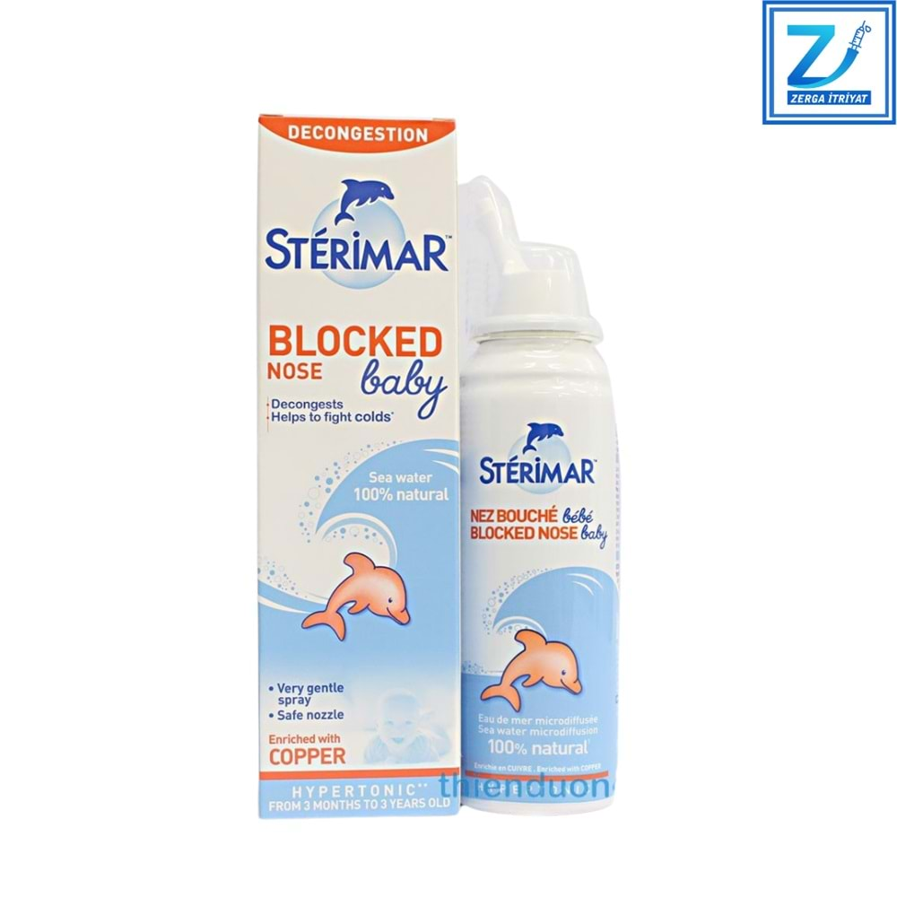 STERİMAR HİPERTONİK BABY BURUN SPREYİ 100 ML