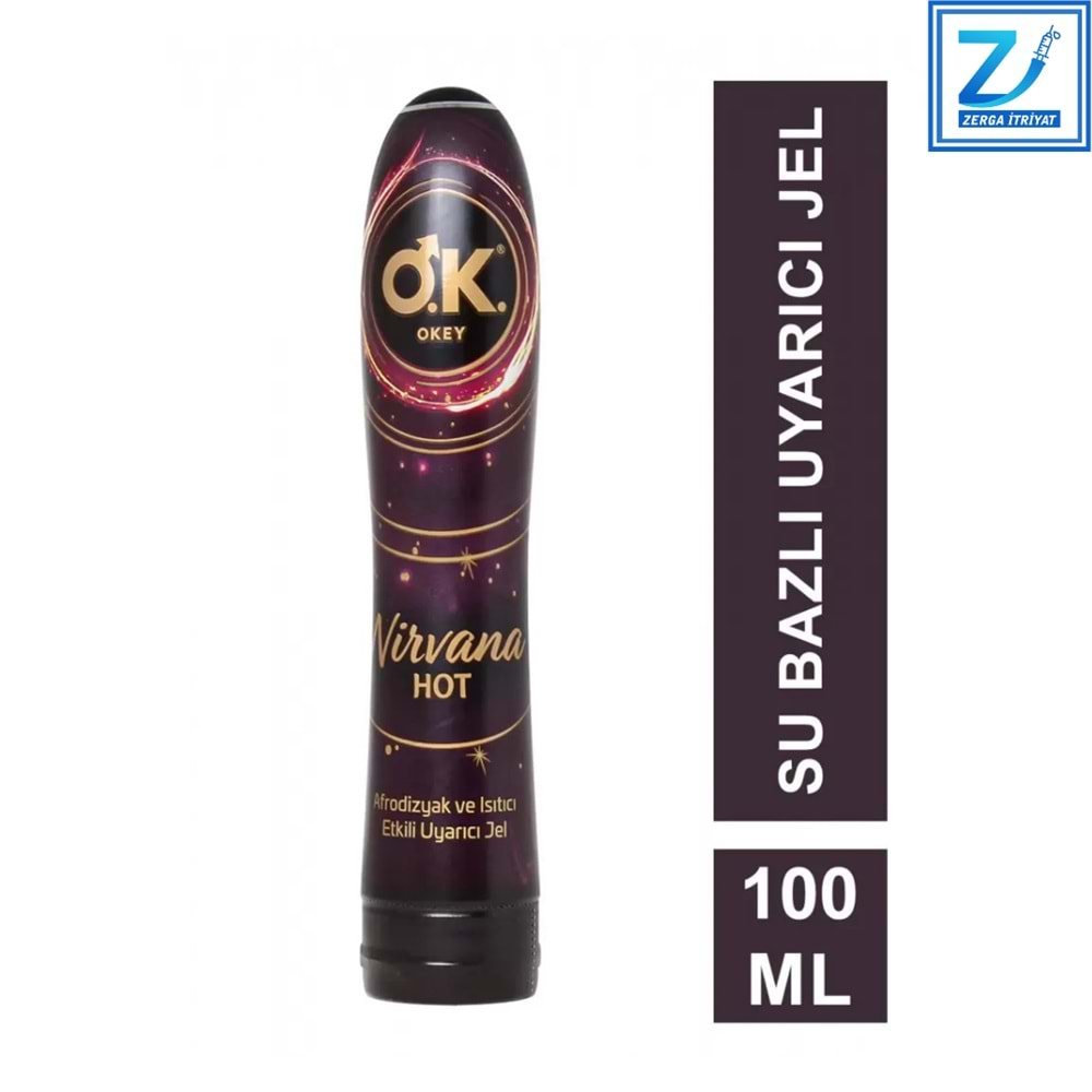 OKEY NİRVANA HOT KAYGANLAŞTIRICI JEL 100 ML