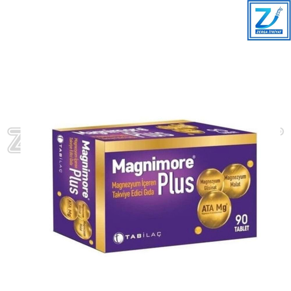 MAGNİMORE PLUS 90 TABLET (MAGNEZYUM MALAT)