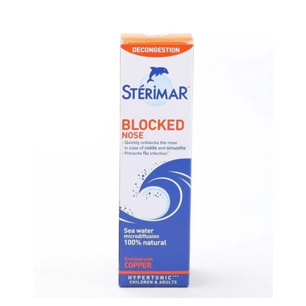 STERİMAR 100 ML HİPERTONİK SOĞUK ALGINLIĞI VE SİNÜZİT İÇİN