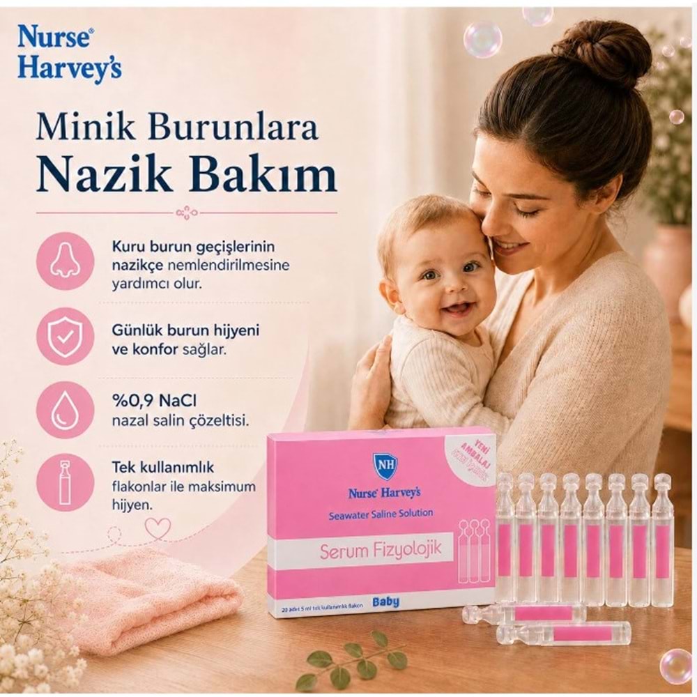 GİFRER SERUM FİZYOLOJİK 5 ML 10 FLAKON ( BURUN VE GÖZ TEMİZLİĞİ İÇİN )