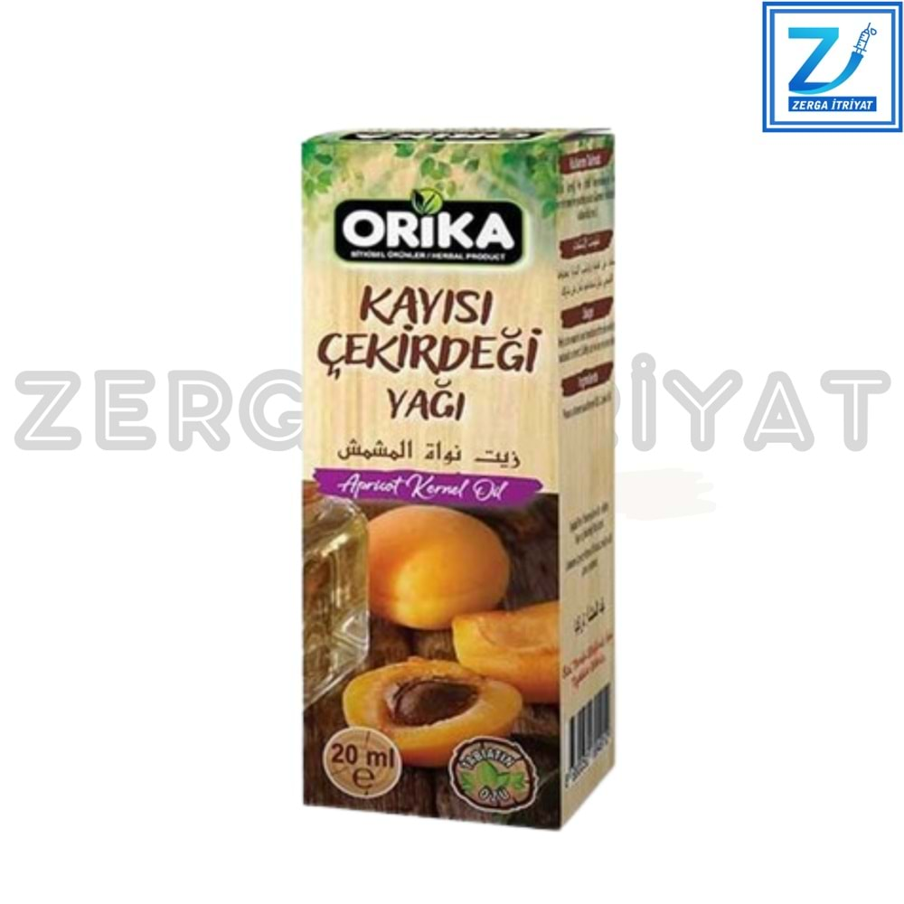 ORİKA KAYISI ÇEKİRDEĞİ YAĞI 20 ML