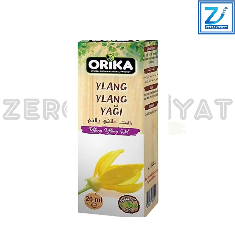 ORİKA YLANG YLANG YAĞI 20 ML