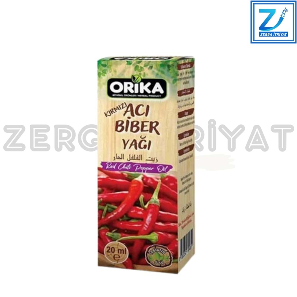 ORİKA KIRMIZI ACI BİBER YAĞI 20 ML