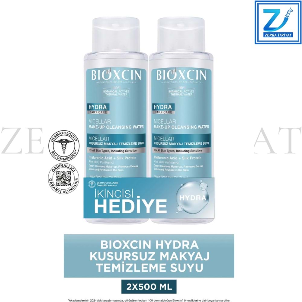 BİOXCİN HYDRA MİCELLAR SU 500 ML 1+1 KOFRE