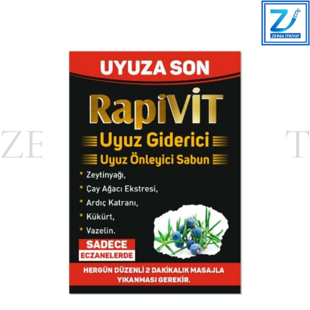 RAPİVİT UYUZ GİDERİCİ SABUN 100 GR